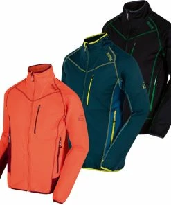 Regatta Mens Diego III Full Zip Stretch SoftShell Hiking Jacket
