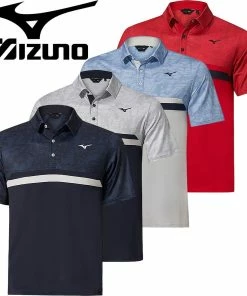 Mizuno Golf Mens Quick Dry Hazard ST Stretch Golf Polo Shirt