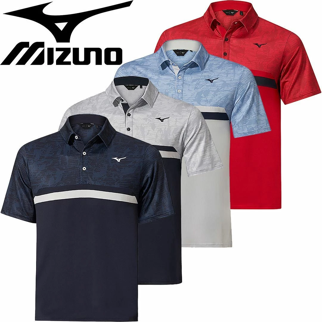 Mizuno Golf Mens Quick Dry Hazard ST Stretch Golf Polo Shirt 3 Mizuno Golf Mens Quick Dry Hazard ST Stretch Golf Polo Shirt