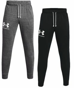Under Armour Mens UA Rival Terry Cotton Joggers Training Sweatpants