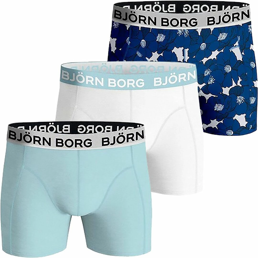 Bjorn Borg Mens Cotton Stretch Shorts Boxer Briefs Underwear Many Choices 3-PACK 5 Bjorn Borg Mens Cotton Stretch Shorts Boxer Briefs Underwear Many Choices 3-PACK - Image 3