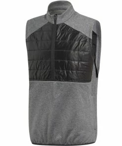 ADIDAS 3 Stripes Climaheat Quilted 1/4 Zip Performance Sleeveless Golf Gilet / Vest -Clubheads Sales Store 8f8fcca7 db15 4d0e 83cf 483ed8876ff5