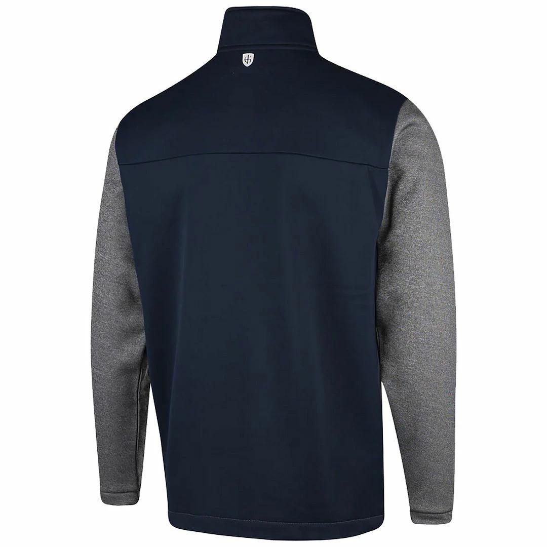 Island Green Mens Padded Yoke Top Layer Seam Pockets Thermal Golf Sweater Pullover 6 Island Green Mens Padded Yoke Top Layer Seam Pockets Thermal Golf Sweater Pullover - Image 4