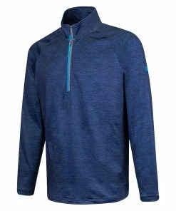 Island Green Mens Raglan Sleeve Moisture Wicking Top Layer 1/4 Zip Stretch Golf Sweater -Clubheads Sales Store 917074a2 1e46 4578 be7f c897d1f6fc4f