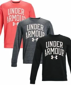 Under Armour Mens UA Rival Terry Crew Neck Fleece Sweater