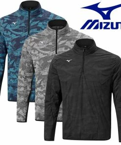 Mizuno Golf Mens Move Tech Winter 1/4 Zip Stretch Thermal Golf Jacket