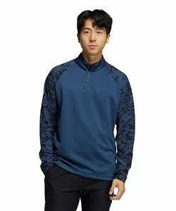 ADIDAS Golf Mens Camo Hybrid Layering Sweatshirt Stretch Golf Sweater -Clubheads Sales Store 948848d4 1004 48b4 ba8d 2c11d4020b83