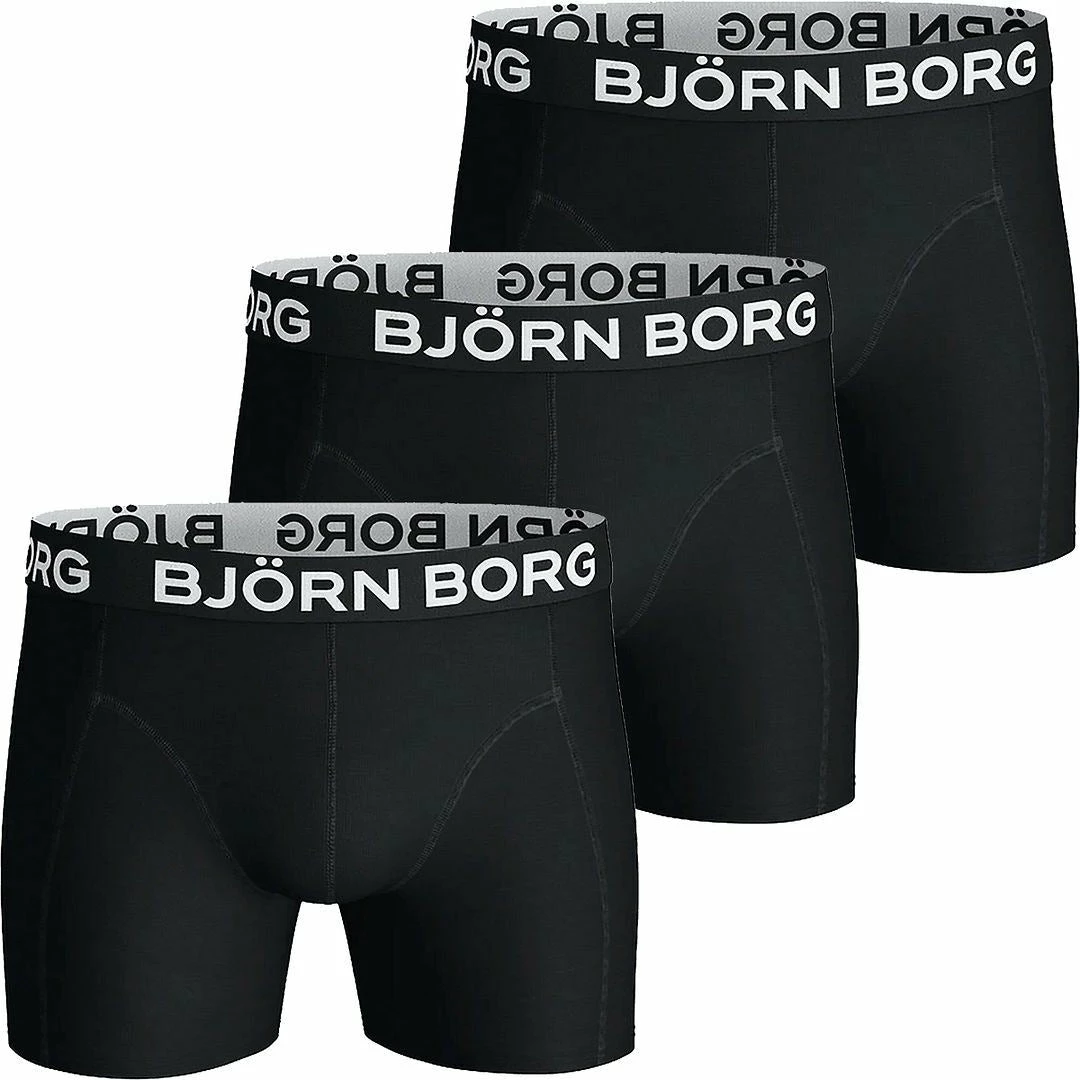 Bjorn Borg Mens Cotton Stretch Shorts Boxer Briefs Underwear Many Choices 3-PACK 34 Bjorn Borg Mens Cotton Stretch Shorts Boxer Briefs Underwear Many Choices 3-PACK - Image 32