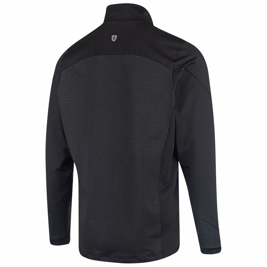 Island Green Mens Geometric Print Moisture Wicking Top Layer 1/4 Zip Stretch Golf Sweater 9 Island Green Mens Geometric Print Moisture Wicking Top Layer 1/4 Zip Stretch Golf Sweater - Image 7