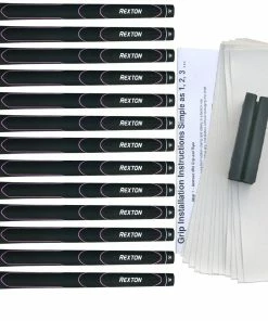 Rexton Golf Rexton Women's Black/Pink Line Velvet Grip Kit