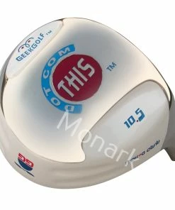 Geek Golf Dot-Com-This Titanium Driver Head - White -Clubheads Sales Store TW GG DCTWH XL2 min