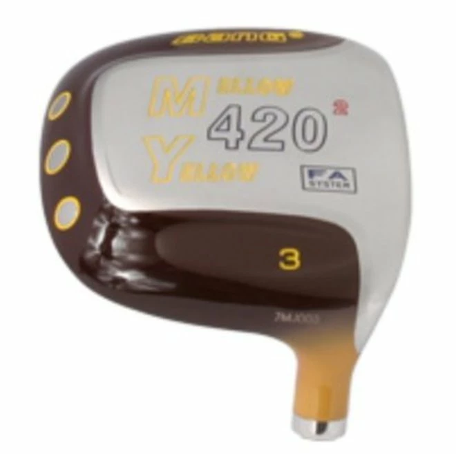BangGolf Bang Golf Mellow Yellow Square Fairway Wood Heads 4 BangGolf Bang Golf Mellow Yellow Square Fairway Wood Heads - Image 2