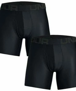 Under Armour Mens UA Tech 6" Soft Comfort Stretch BoxerJock Underwear 2-Pack -Clubheads Sales Store a3773631 670c 4281 9f92 013b52a4d270