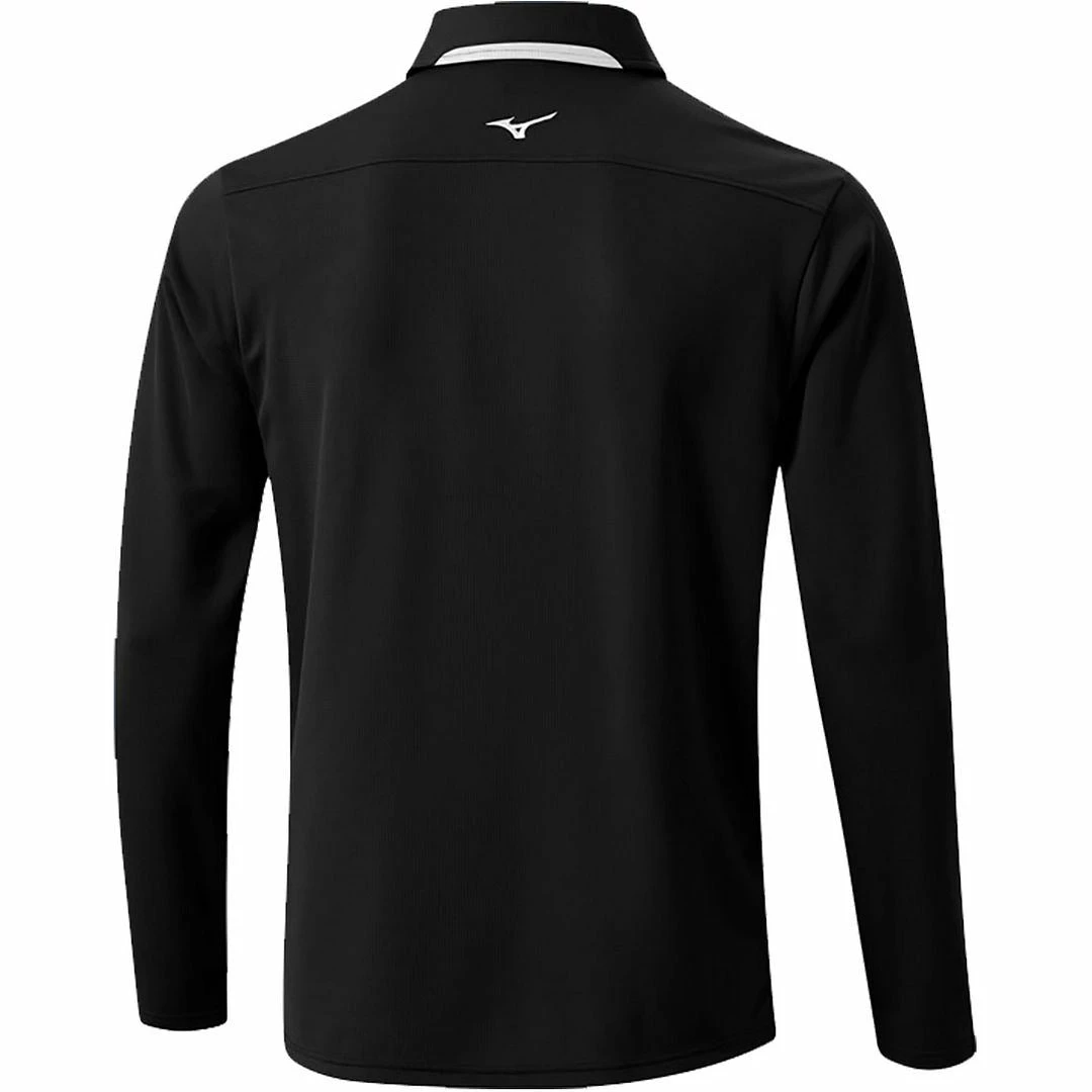 Mizuno Golf Mens Breath Thermo Long Sleeve Lightweight Golf Polo Shirt 11 Mizuno Golf Mens Breath Thermo Long Sleeve Lightweight Golf Polo Shirt - Image 9