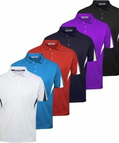 PROQUIP Technical Panelled Mens Golf Polo Shirt