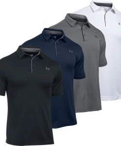 Under Armour UA Tech Polo Performance HeatGear Mens Golf Polo Shirt