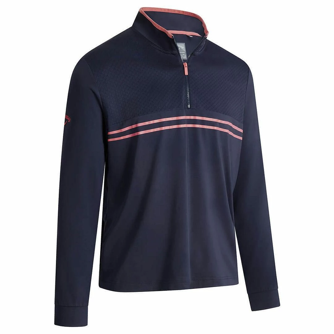 Callaway Golf Mens Textured Print 1/4 Zip Thermal Golf Sweater Pullover 3 Callaway Golf Mens Textured Print 1/4 Zip Thermal Golf Sweater Pullover