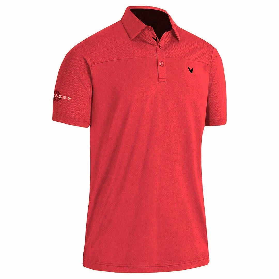 Callaway Golf Mens Odyssey Ventilated Block Stretch Golf Polo Shirt 5 Callaway Golf Mens Odyssey Ventilated Block Stretch Golf Polo Shirt - Image 3