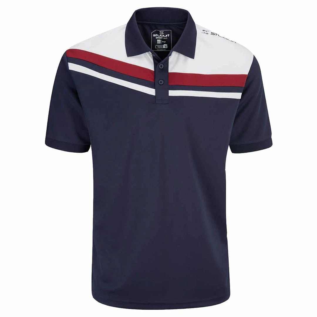 Stuburt Golf Mens Leckford Lightweight Breathable Sport Golf Polo Shirt 6 Stuburt Golf Mens Leckford Lightweight Breathable Sport Golf Polo Shirt - Image 4