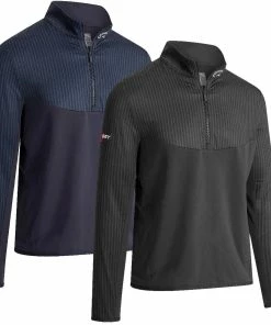 Callaway Golf Mens Odyssey Chillout 1/4 Zip Windstopper Golf Sweater Pullover