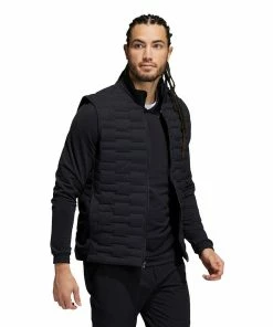 ADIDAS Golf Mens Frostguard Quilted Water Repellent Full Zip Golf Padded Gilet Vest -Clubheads Sales Store bec45c46 5f8c 4524 89a0 5f8627c26c8c
