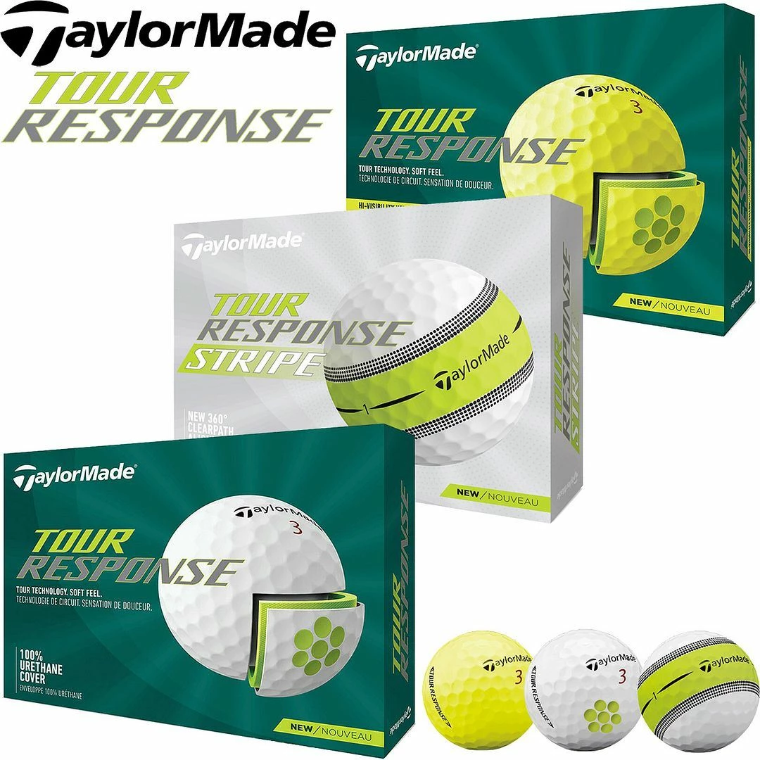 TaylorMade Golf Unisex TOUR Response Golf Balls 3 TaylorMade Golf Unisex TOUR Response Golf Balls