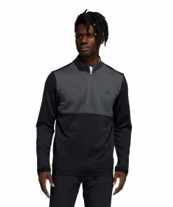 ADIDAS Golf Mens COLD.RDY 1/4 Zip Lightweight Sweater Golf Pullover -Clubheads Sales Store c48c5fd9 a736 4cc7 8561 07fada664d04
