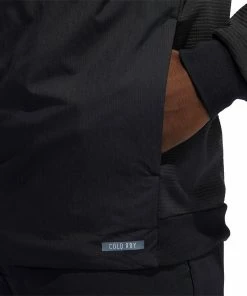 ADIDAS Golf Mens Hybrid COLD.RDY 1/4 Zip Sweatshirt Golf Pullover -Clubheads Sales Store c73b5434 4b74 442f 922d 55fb345ffcae