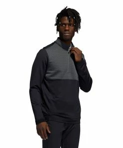 ADIDAS Golf Mens COLD.RDY 1/4 Zip Lightweight Sweater Golf Pullover