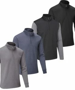 Stuburt Mens Endurance Sport ¼ Zip Neck Performance Sweater