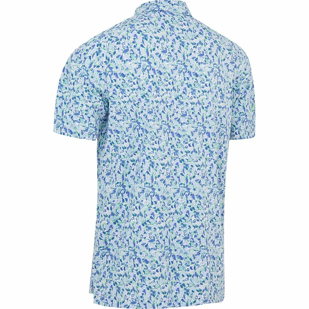 Callaway Golf Mens Filtered Floral Print Opti-Dri Stretch Golf Polo Shirt 7 Callaway Golf Mens Filtered Floral Print Opti-Dri Stretch Golf Polo Shirt - Image 5
