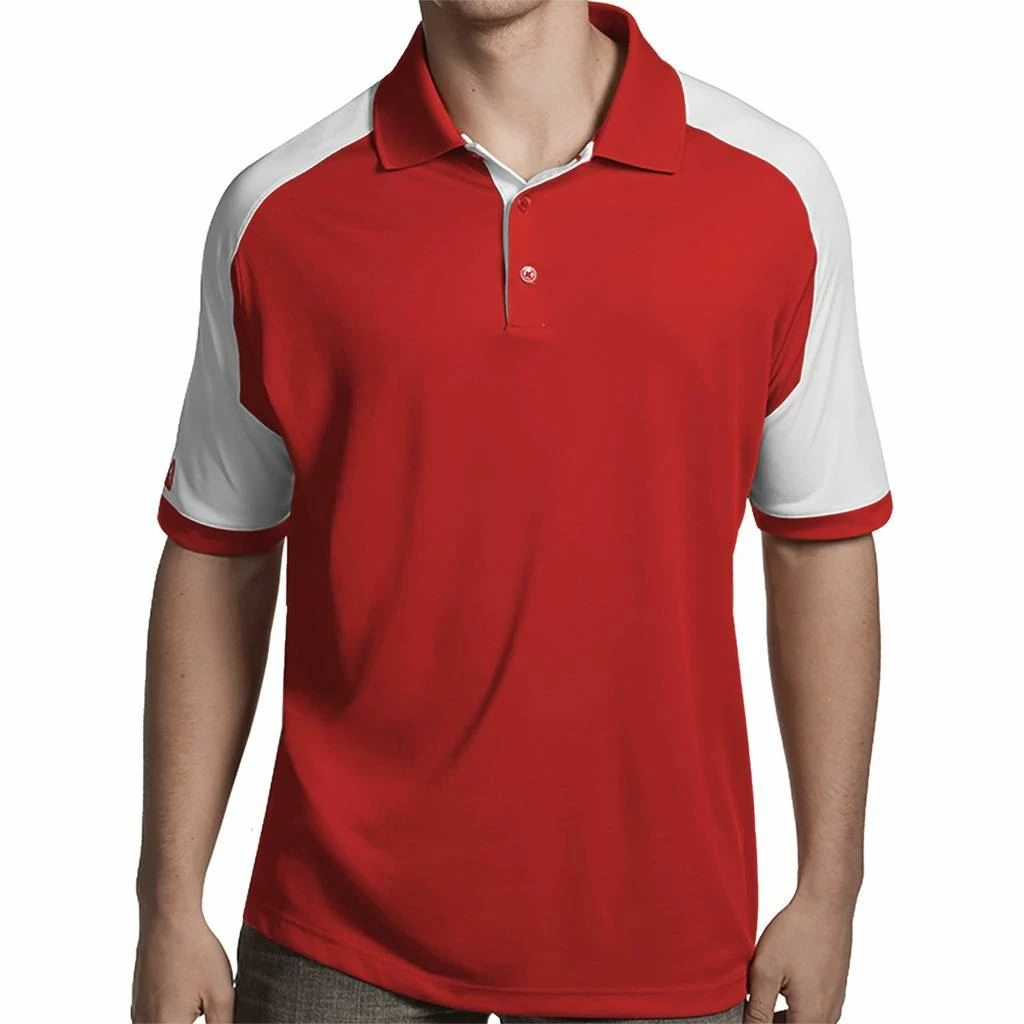 Antigua Essentials Mens Golf Polo Shirt With Color Block Details 9 Antigua Essentials Mens Golf Polo Shirt With Color Block Details - Image 7