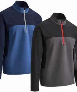 Callaway Mens Singtex Stormfleece 1/2 Zip Sweater Water Repellent Golf Pullover