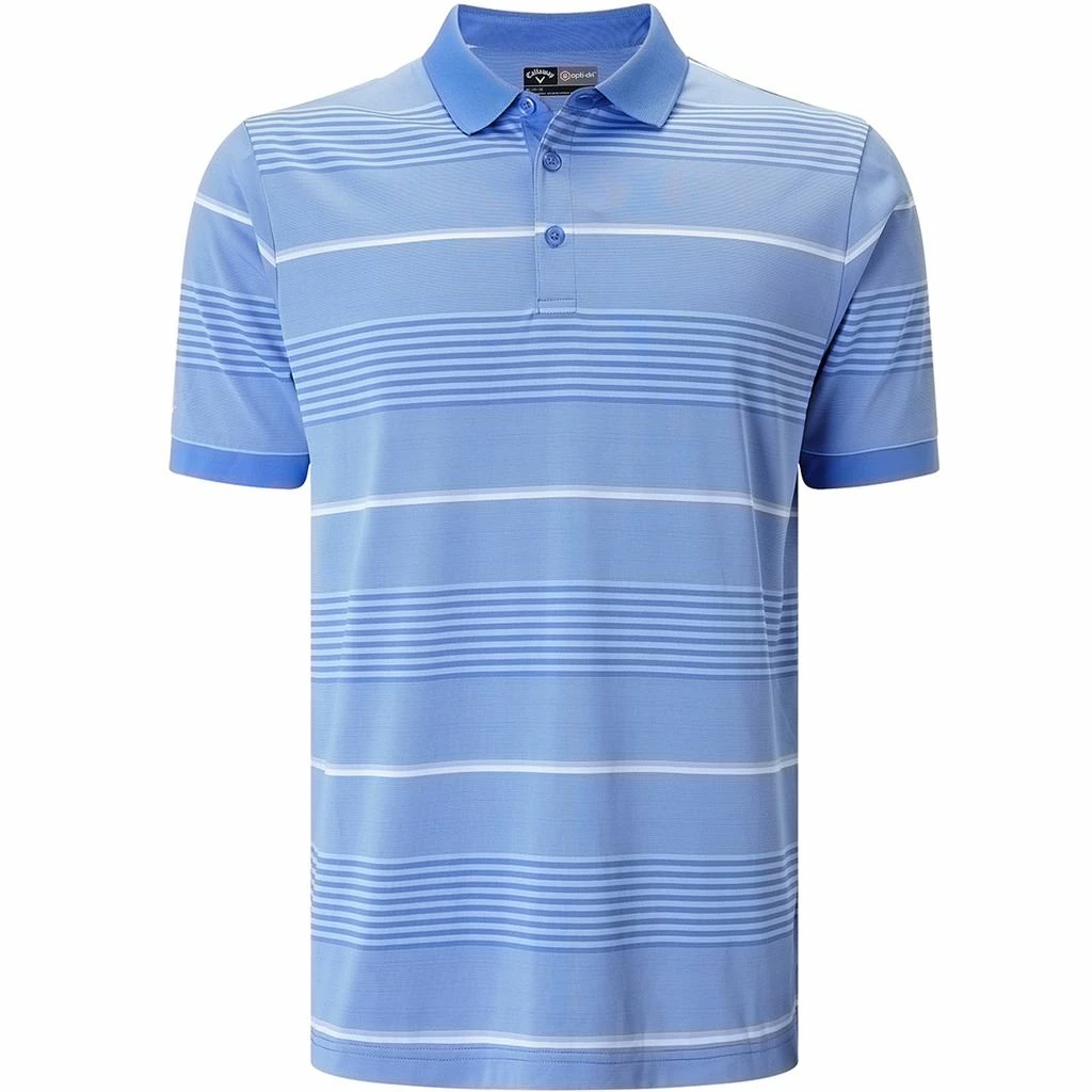 Callaway Golf Mens Opti-Dri 3 Colour Stripe Golf Polo Shirt 10 Callaway Golf Mens Opti-Dri 3 Colour Stripe Golf Polo Shirt - Image 8