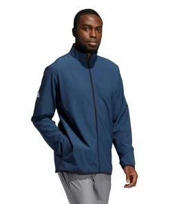 ADIDAS Golf Mens Core Wind Full Zip Water Repellent Golf Jacket