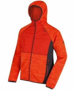 Regatta Mens Rocknell Hooded Hybrid Marl Fleece Jacket -Clubheads Sales Store d8a538a8 3a36 44f4 ae6e 343fa9660895