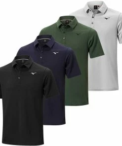 Mizuno Golf Mens Breath Thermo Winter Golf Polo Shirt