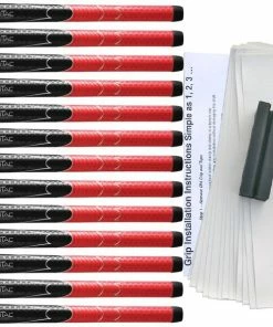 Winn Grips Winn Dri-Tac Men's Black/Red Grip Kit