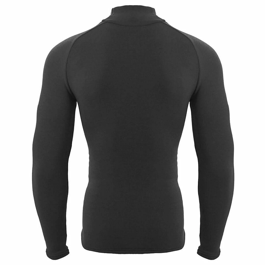 ZeroFit Mens Heat Rub The Ultimate Mock Neck Long Sleeve Top Comfort Baselayer 8 ZeroFit Mens Heat Rub The Ultimate Mock Neck Long Sleeve Top Comfort Baselayer - Image 6
