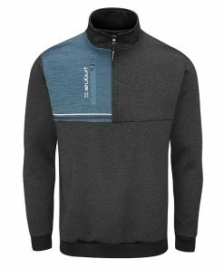 Stuburt Mens Dri-Back Roxham Sweater 1/2 Zip Neck Windproof Golf Pullover -Clubheads Sales Store e11b9402 6f2e 4602 85eb ef3f76713974