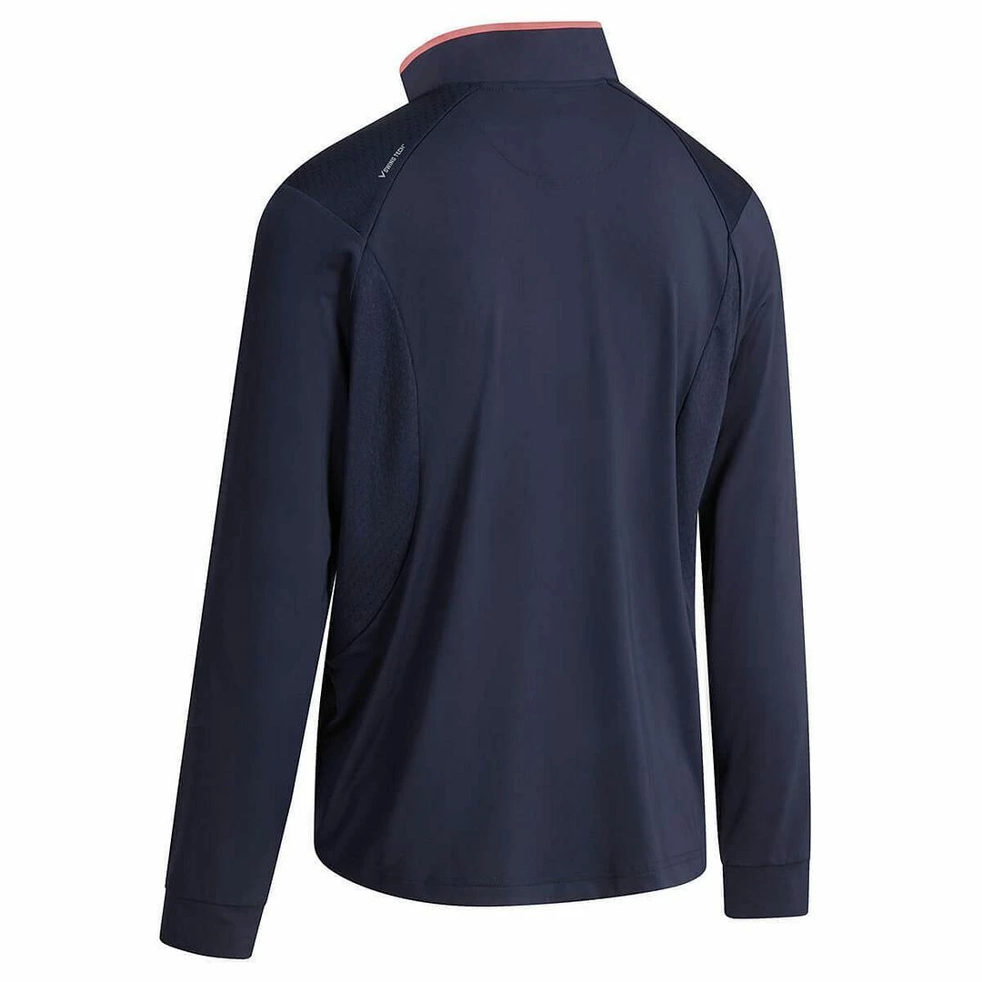 Callaway Golf Mens Textured Print 1/4 Zip Thermal Golf Sweater Pullover 7 Callaway Golf Mens Textured Print 1/4 Zip Thermal Golf Sweater Pullover - Image 5