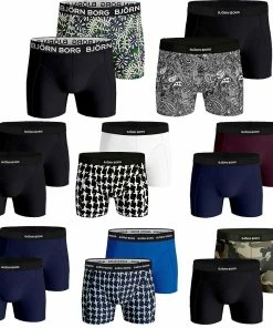 Bjorn Borg Mens Premium Cotton Shorts Boxer Briefs Underwear Many Choices 2-PACK