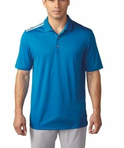 ADIDAS Climacool® 3-Stripes Shoulder Lightweight Mens Golf Polo Shirt