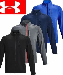 Under Armour Mens UA Storm Revo Windproof Full Zip Lightweight Golf Jacket