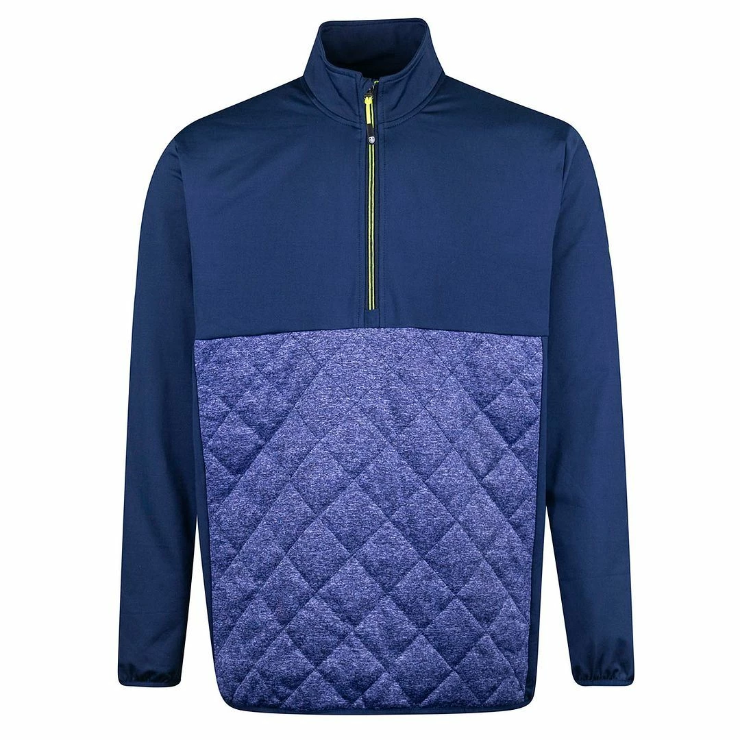 Island Green Mens Shower Resistant Windstopper 1/4 Zip Golf Jacket 6 Island Green Mens Shower Resistant Windstopper 1/4 Zip Golf Jacket - Image 4