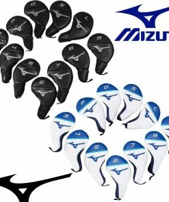 Mizuno Golf Premium PU Easy-Fit Tour Iron Headcovers Set Of 11 (3-PW,GW,SW,LW)