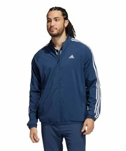 ADIDAS Golf Mens 3-Stripes Primegreen Fully Lined Full Zip Stretch Golf Jacket -Clubheads Sales Store f7097c55 ea97 4cd2 8df5 5bab50a8a5f4