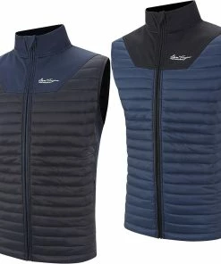 Ben Hogan Golf Mens Performance Full Zip Padded Quilted Golf Gilet Vest