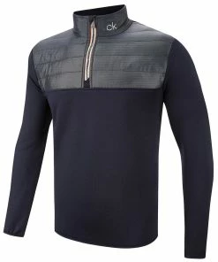 Calvin Klein Mens Hybrid Quilted 1/4 Zip Thermal Water Resistant Golf Jacket -Clubheads Sales Store fafebbf6 bfdd 40f4 8182 e08e73a3684d