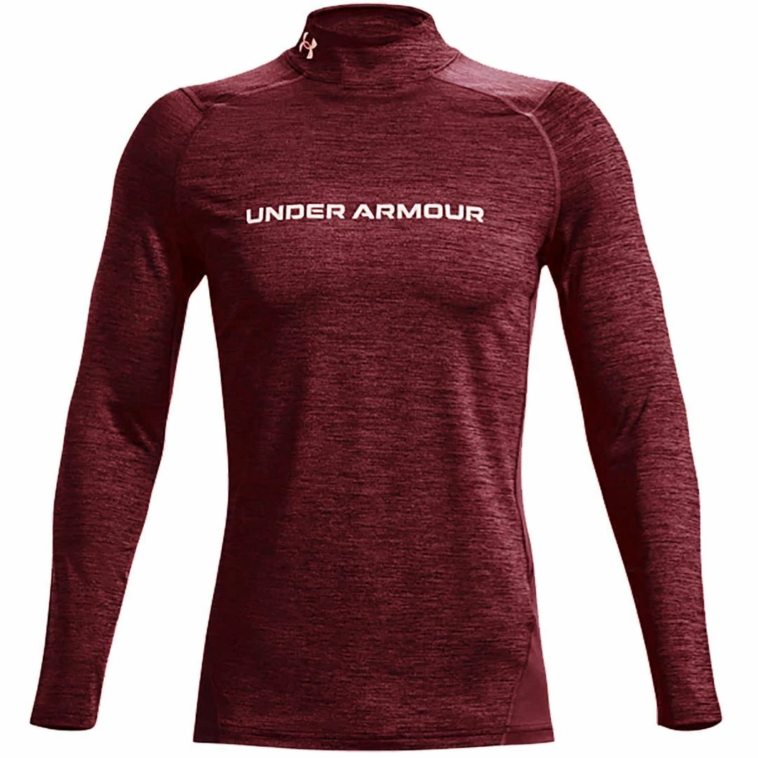 Under Armour Mens UA ColdGear Armour Fitted Twist Mock Neck Golf Baselayer 6 Under Armour Mens UA ColdGear Armour Fitted Twist Mock Neck Golf Baselayer - Image 4
